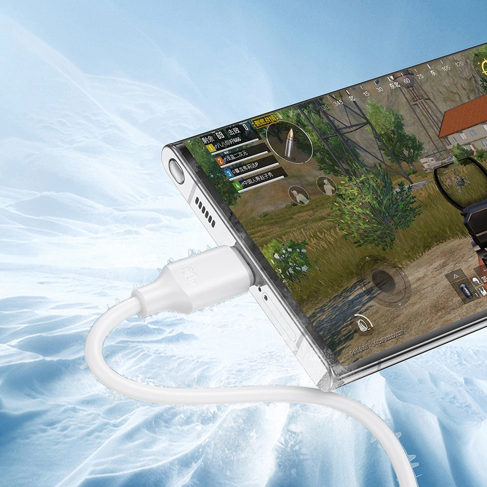 Cablu Date si Incarcare USB-C - USB-C Joyroom S-A9, 60W, 1m, Alb