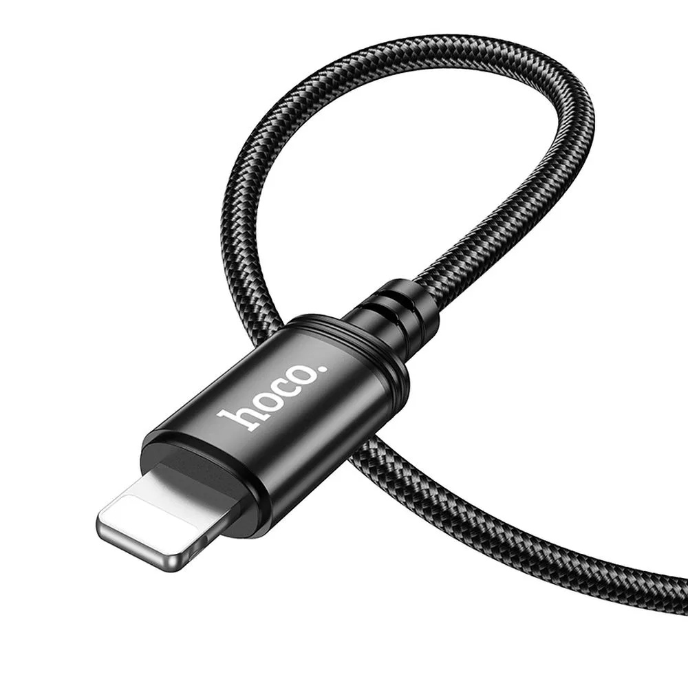 Cablu Date si Incarcare USB-A - Lightning HOCO X89, 18W, 1m, Negru
