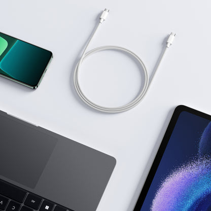 Cablu Date si Incarcare USB-C - USB-C Xiaomi, 60W, 1m, Alb BHR0878GL