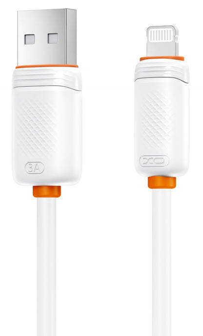 Cablu Date si Incarcare USB-A - Lightning XO Design NB302, 18W, 1m, Alb
