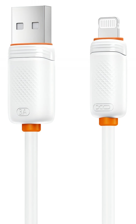 Cablu Date si Incarcare USB-A - Lightning XO Design NB302, 18W, 1m, Alb