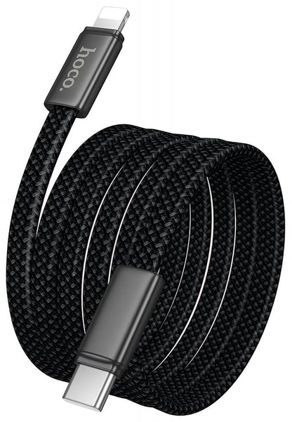 Cablu Date si Incarcare USB-C - Lightning HOCO X125, 30W, 1m, Negru