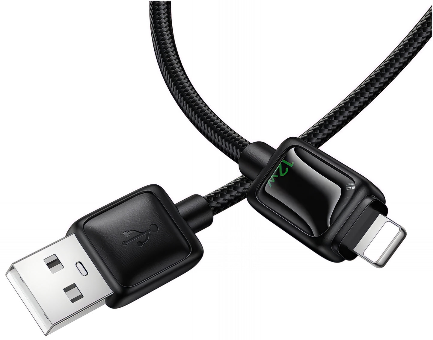 Cablu Date si Incarcare USB-A - Lightning HOCO U146, 12W, 1.2m, Negru