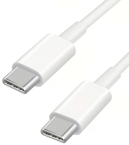 Cablu Date si Incarcare USB-C - USB-C Google, 30W, 1m, Alb GA00735