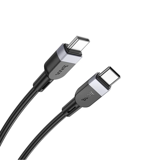 Cablu Date si Incarcare USB-C - USB-C HOCO X109, 60W, 1m, Negru