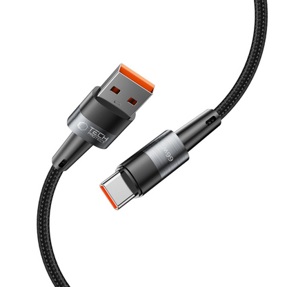 Cablu Date si Incarcare USB-A - USB-C Tech-Protect Ultraboost, 66W, 0.5m, Gri