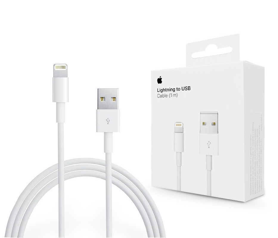 Cablu Date si Incarcare USB-A - Lightning Apple A1480, 18W, 1m, Alb MUQW3ZM/A