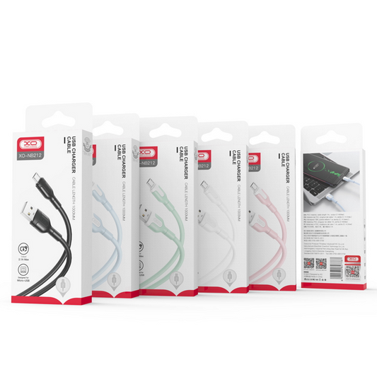 Cablu Date si Incarcare USB-A - Lightning XO Design NB212, 18W, 1m, Alb