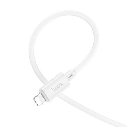 Cablu Date si Incarcare USB-C - Lightning HOCO X88, 20W, 1m, Alb