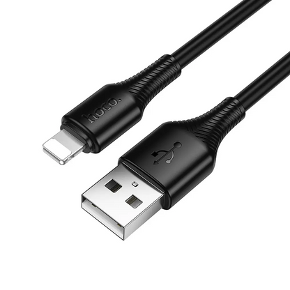 Cablu Date si Incarcare USB-A - Lightning HOCO X120, 18W, 1m, Negru