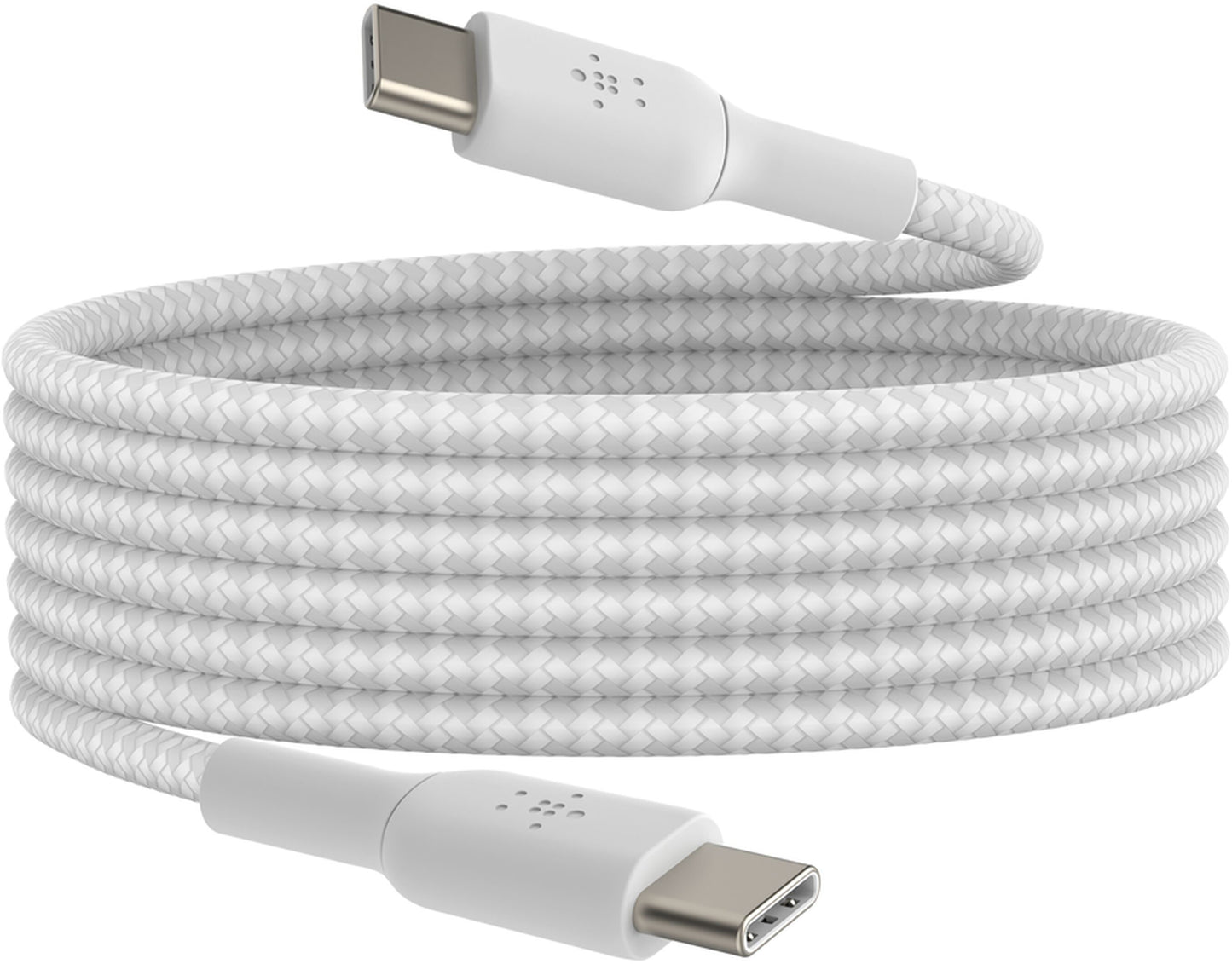 Cablu Date si Incarcare USB-C - USB-C Belkin BoostCharge Pro, 60W, 2m, Alb CAB004bt2MWH