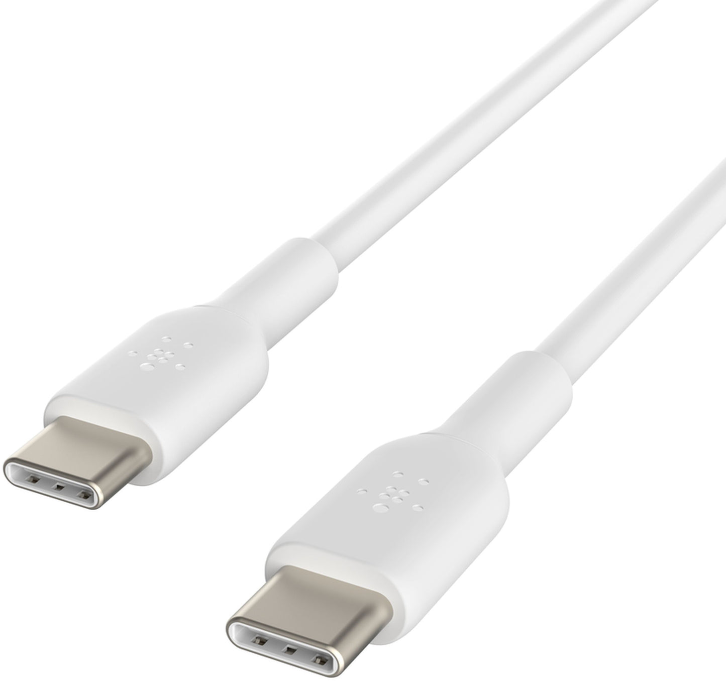 Cablu Date si Incarcare USB-C - USB-C Belkin BoostCharge, 60W, 1m, Alb CAB003bt1MWH