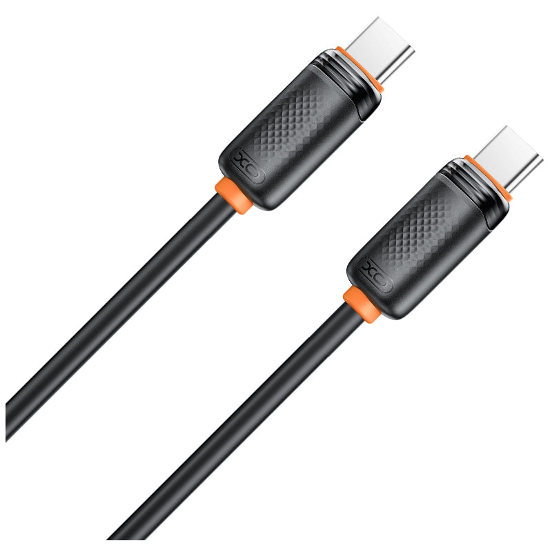 Cablu Date si Incarcare USB-C - USB-C XO Design NB-Q302B, 60W, 1m, Negru