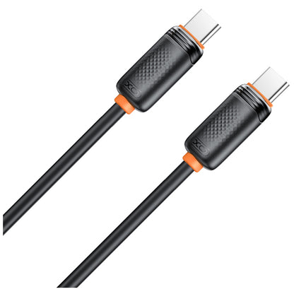 Cablu Date si Incarcare USB-C - USB-C XO Design NB-Q302B, 60W, 1m, Negru