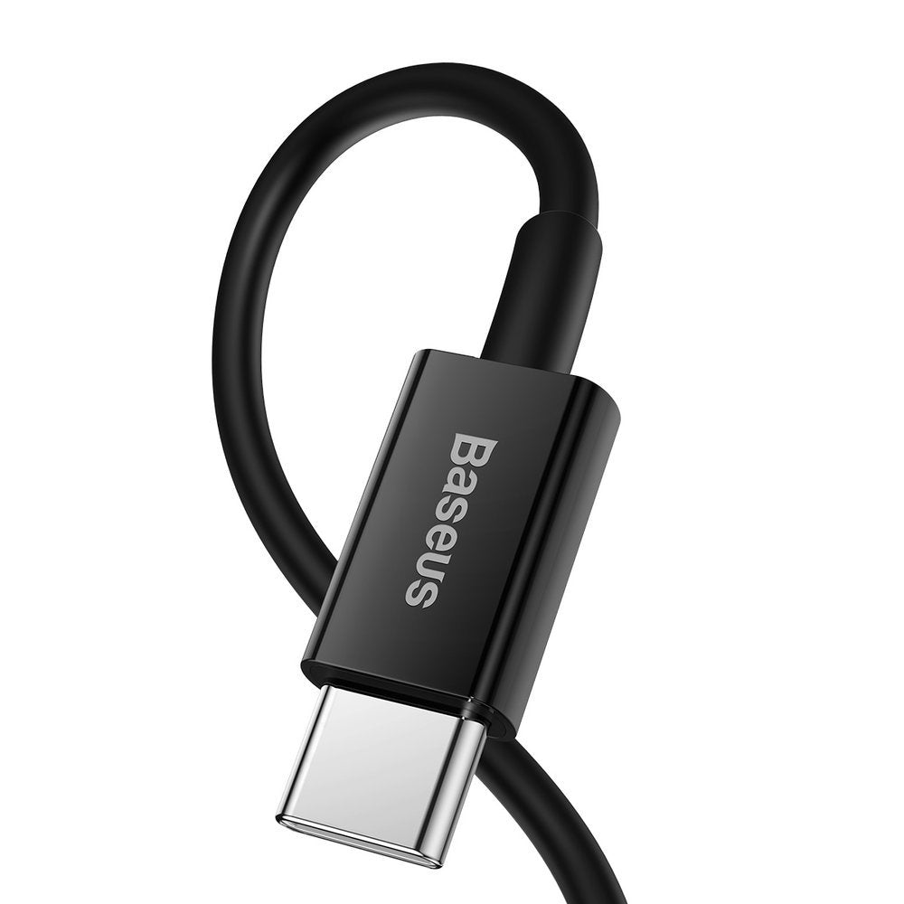 Cablu Date si Incarcare USB-C - Lightning Baseus Superior Series, 20W, 1m, Negru CATLYS-A01