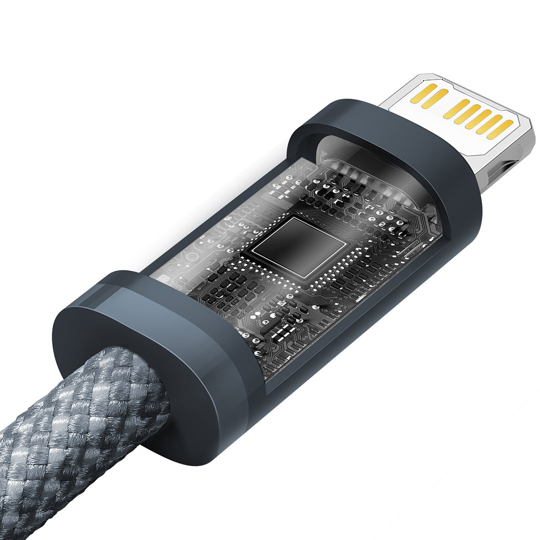 Cablu Date si Incarcare USB-C - Lightning Baseus Dynamic Series, 20W, 1m, Gri CALD000016