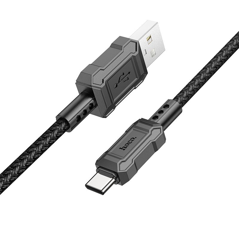 Cablu Date si Incarcare USB-A - USB-C HOCO Leader X94, 18W, 1m, Negru