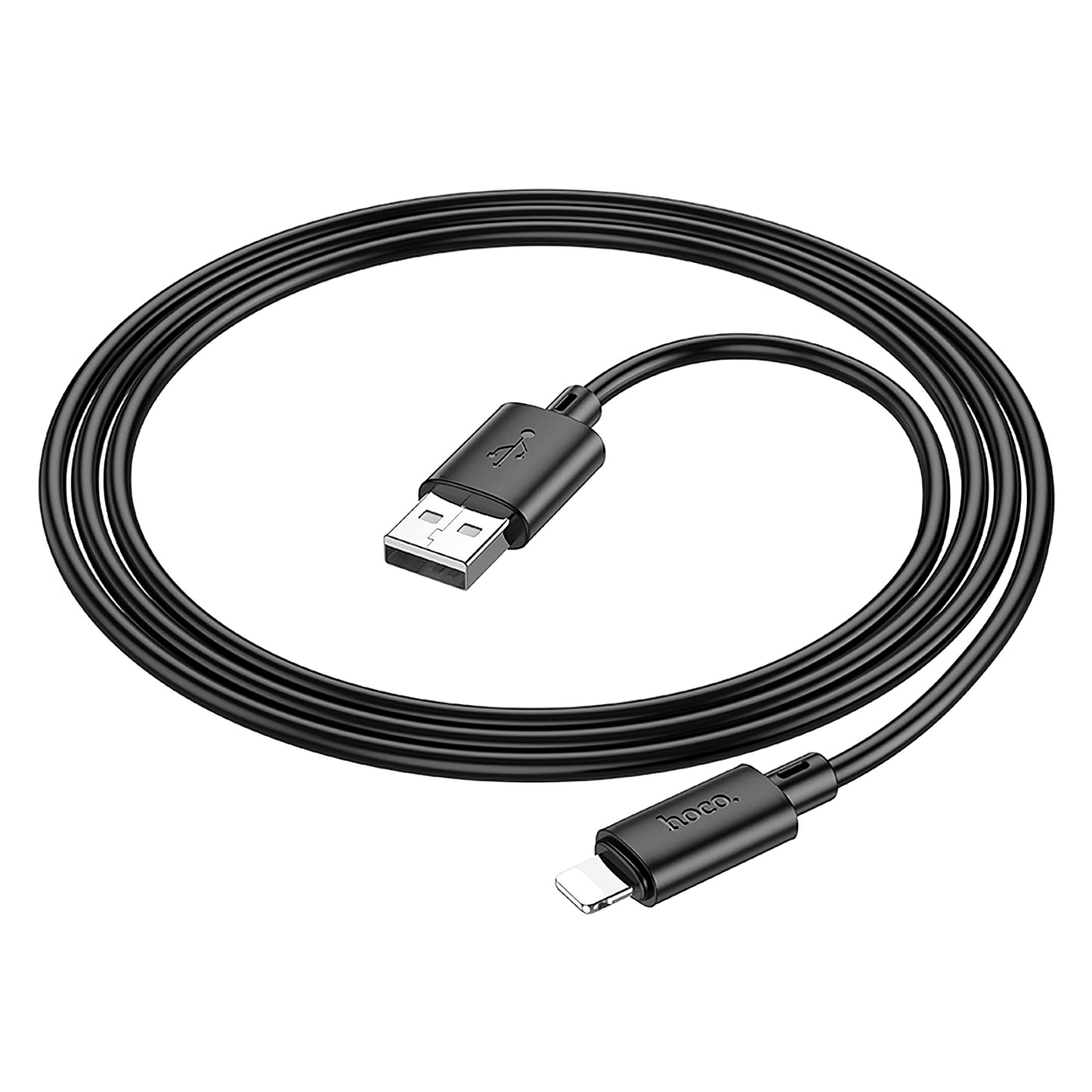 Kabel do ładowania i transmisji danych USB-A - Lightning HOCO X88, 18 W, 1 m, czarny 