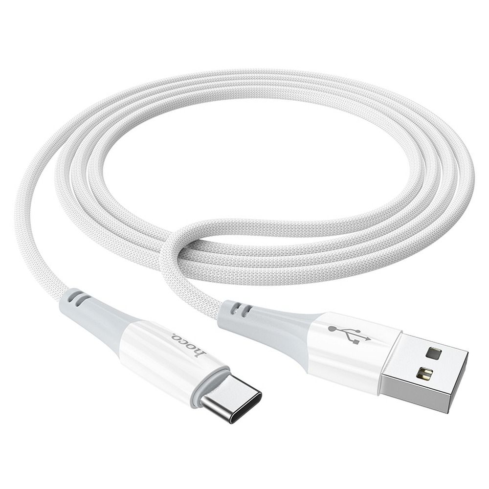 Cablu Date si Incarcare USB-A - USB-C HOCO X70, 60W, 1m, Alb