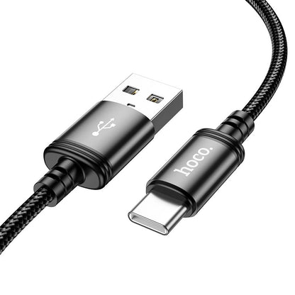 Cablu Date si Incarcare USB-A - USB-C HOCO X91, 18W, 3m, Negru