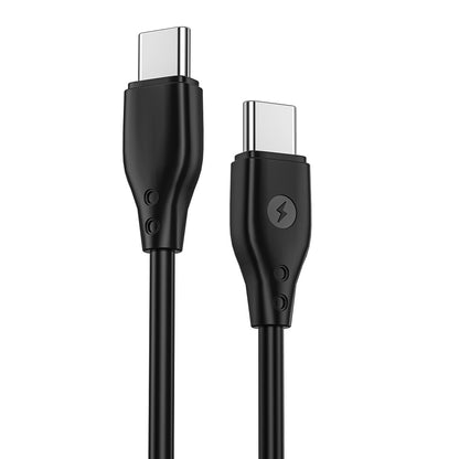 Cablu Date si Incarcare USB-C - USB-C WiWu Wi-C002, 67W, 1m, Negru