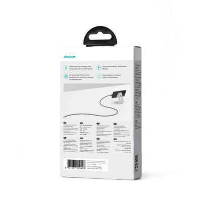 Cablu Date si Incarcare USB-A - USB-C Joyroom Multi-Color S-A34, 100W, 1m, Negru