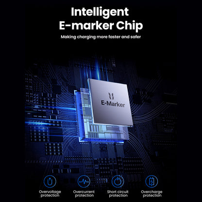 Cablu Date si Incarcare USB-C - USB-C UGREEN L513, 240W, 1m, Negru