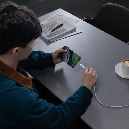 Cablu Date si Incarcare USB-C - Lightning Baseus Gem, 20W, 1m, Alb P10373001211-00