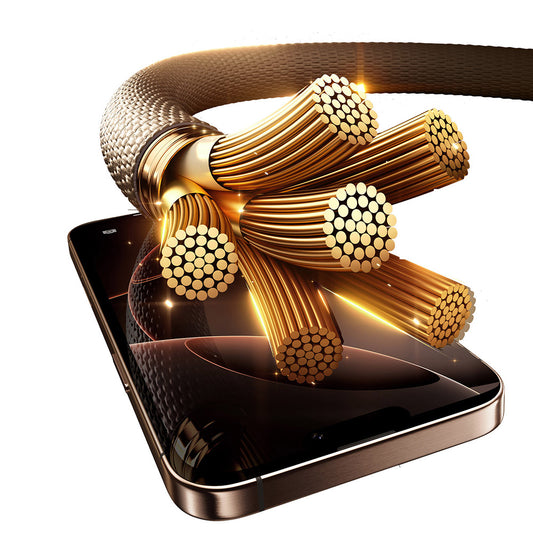 Cablu Date si Incarcare USB-C - USB-C Baseus Vipow Display, 100W, 1m, Gri P10381802851-00