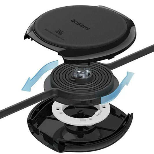 Cablu Date si Incarcare USB-C - USB-C Baseus Pathfinder Retractable, 100W, 1m, Negru P10368400111-00