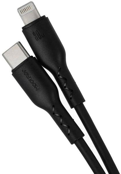 Cablu Date si Incarcare USB-C - Lightning Joyroom SA26-CL3, 30W, 1m, Negru