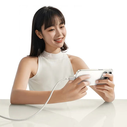 Cablu Date si Incarcare USB-C - USB-C Baseus Titanium, 100W, 1m, Argintiu P10378100G21-00