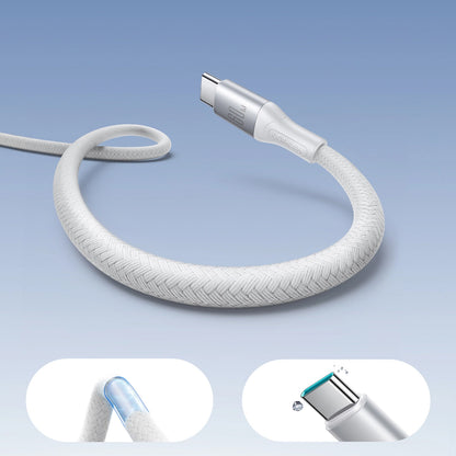 Cablu Date si Incarcare USB-C - USB-C Joyroom S-A28 Flash, 60W, 2m, Alb