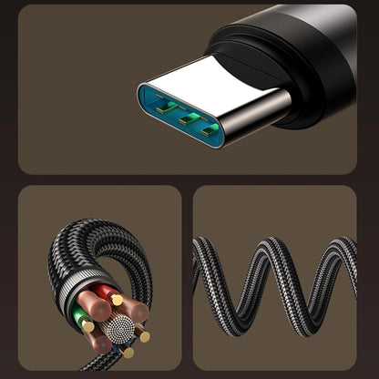 Cablu Date si Incarcare USB-C - USB-C Joyroom S-A56 EnjoyX Angled, 60W, 1.2m, Negru