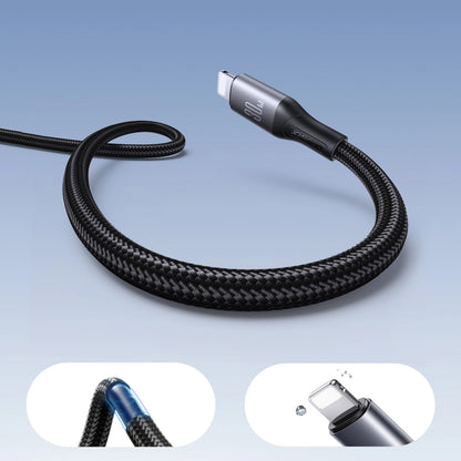 Cablu Date si Incarcare USB-C - Lightning Joyroom S-A28 Flash, 30W, 2m, Negru