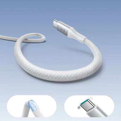 Cablu Date si Incarcare USB-A - USB-C Joyroom S-A28 Flash, 30W, 2m, Alb