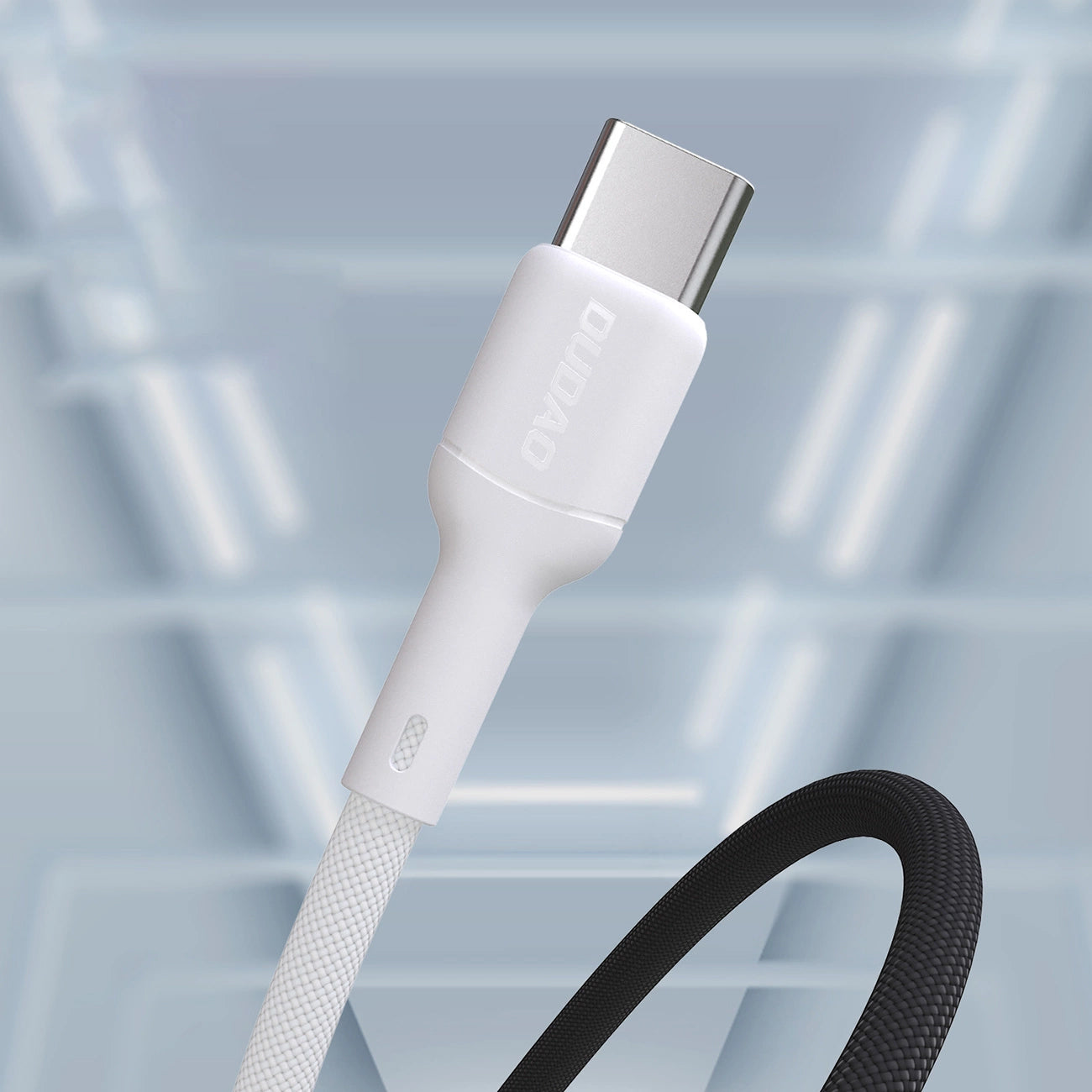 Cablu Date si Incarcare USB-A - USB-C Dudao L9T, 100W, 1m, Alb