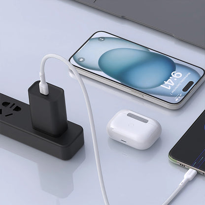 Cablu Date si Incarcare USB-C - USB-C Dudao L9C, 65W, 1m, Alb