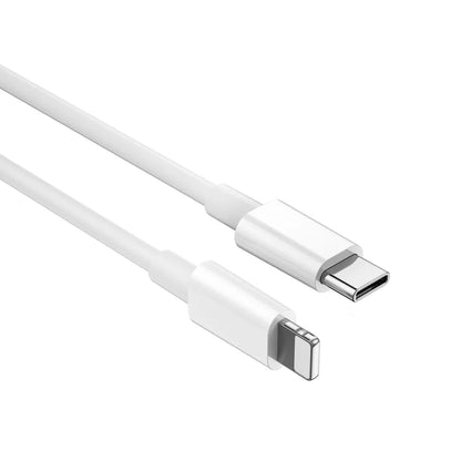 Cablu Date si Incarcare USB-C - Lightning WiWu Wi-C008, 30W, 1.2m, Alb