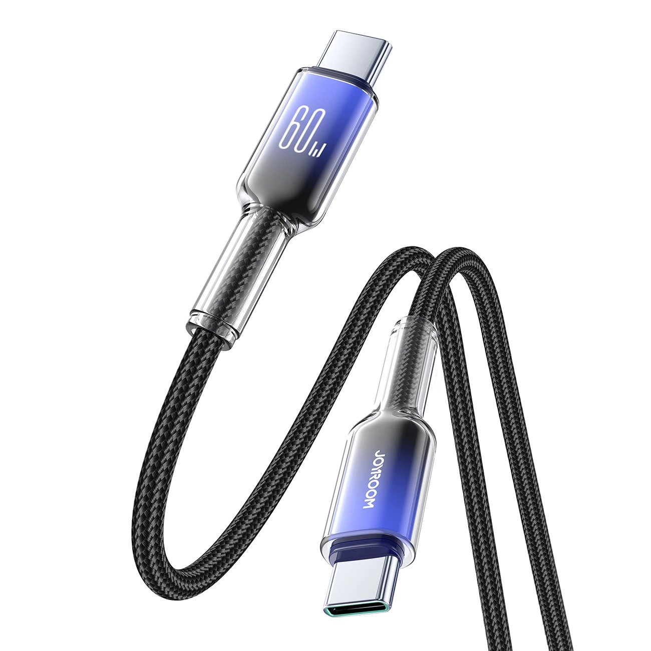 Cablu Date si Incarcare USB-C - USB-C Joyroom S-A42, 60W, 1.2m, Negru