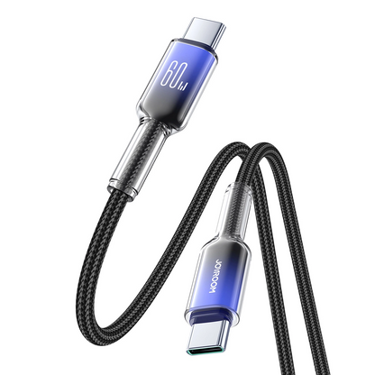 Cablu Date si Incarcare USB-C - USB-C Joyroom S-A42, 60W, 1.2m, Negru