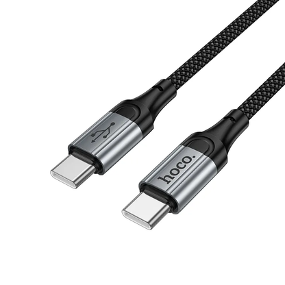 Cablu Date si Incarcare USB-C - USB-C HOCO X121, 60W, 1.5m, Negru