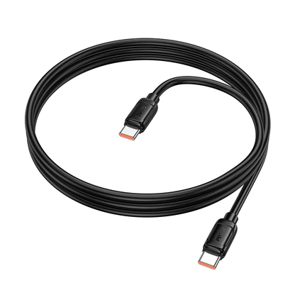 Cablu Date si Incarcare USB-C - USB-C HOCO X115, 240W, 1m, Negru