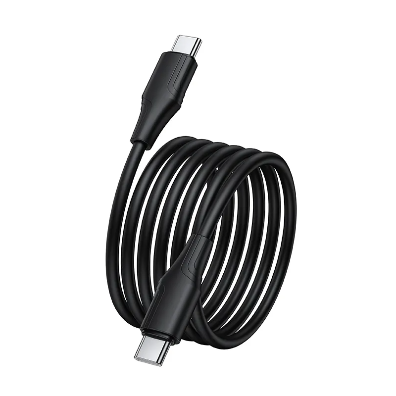 Cablu Date si Incarcare USB-C - USB-C HOCO X124, 60W, 1m, Negru