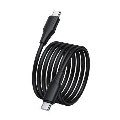Cablu Date si Incarcare USB-C - USB-C HOCO X124, 60W, 1m, Negru