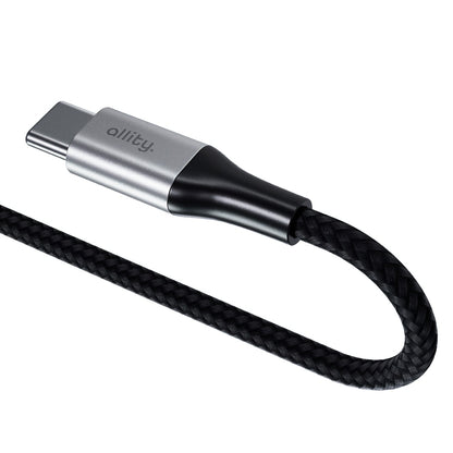 Cablu Date si Incarcare USB-C - USB-C Allity. AUC-01, 100W, 1m, Negru