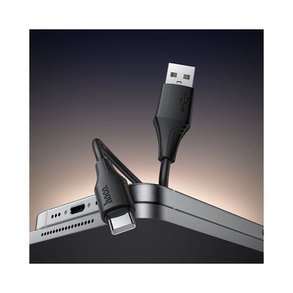 Cablu Date si Incarcare USB-A - USB-C HOCO X124, 18W, 1m, Negru