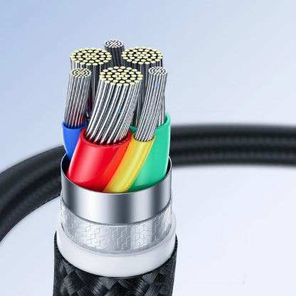 Cablu Date si Incarcare USB-C - USB-C Joyroom S-A11, 60W, 0.25m, Negru