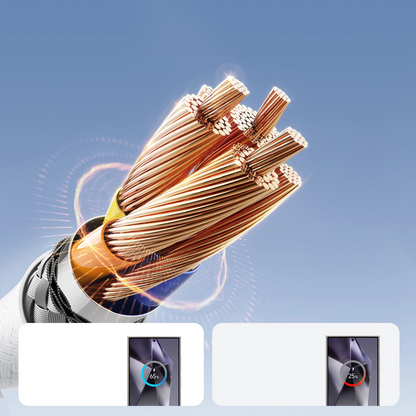 Cablu Date si Incarcare USB-A - USB-C Joyroom S-A28 Flash, 18W, 1m, Alb