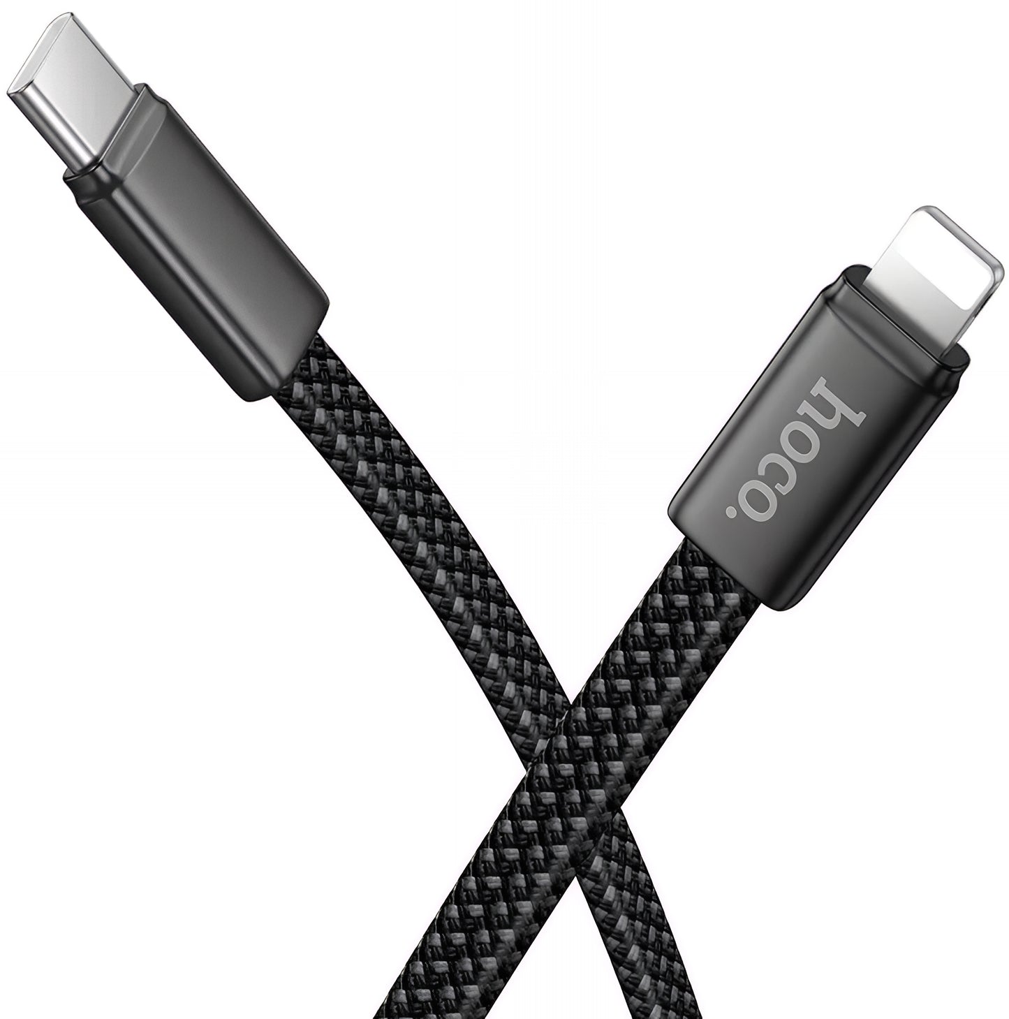 Cablu Date si Incarcare USB-C - Lightning HOCO X125, 30W, 1m, Negru